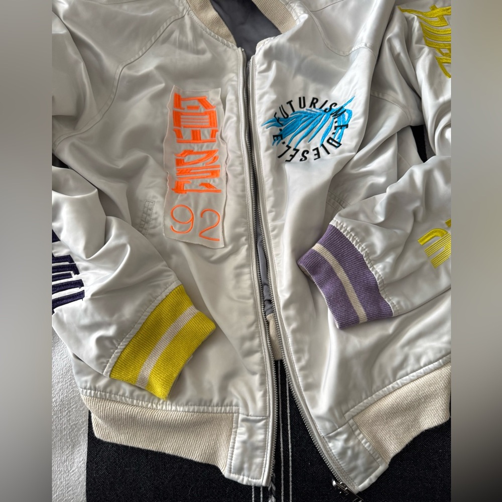 Diesel Men’s Jacket reversible size Large - Picture 7 of 14